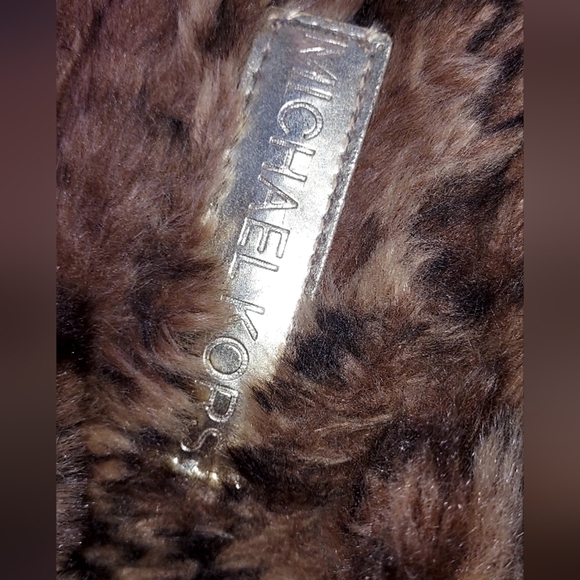 Michael Kors Brown Faux Fur Slippers - Picture 6 of 6